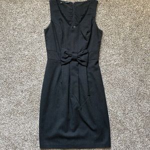 Maurices Dress Black with white pin stripes
